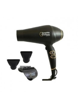 Secador BaByliss PRO Graphite Titanium GXT Ionic 220V 2000W - Babyliss Beautecombeleza.com