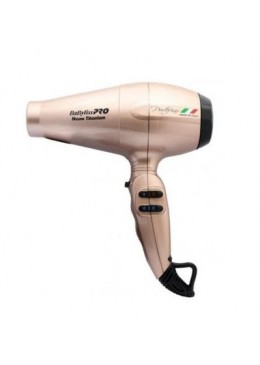 Secador Profissional Pro Nano Titanium Porto Fino 6600 – 2000 W Vetro Rose 220V - Babyliss Beautecombeleza.com