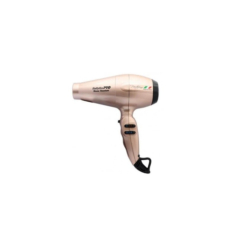 MiraCurl Pro Titanium Portofino 6600 Rose Gold Dryer 220V 2000W - Babyliss Beautecombeleza.com