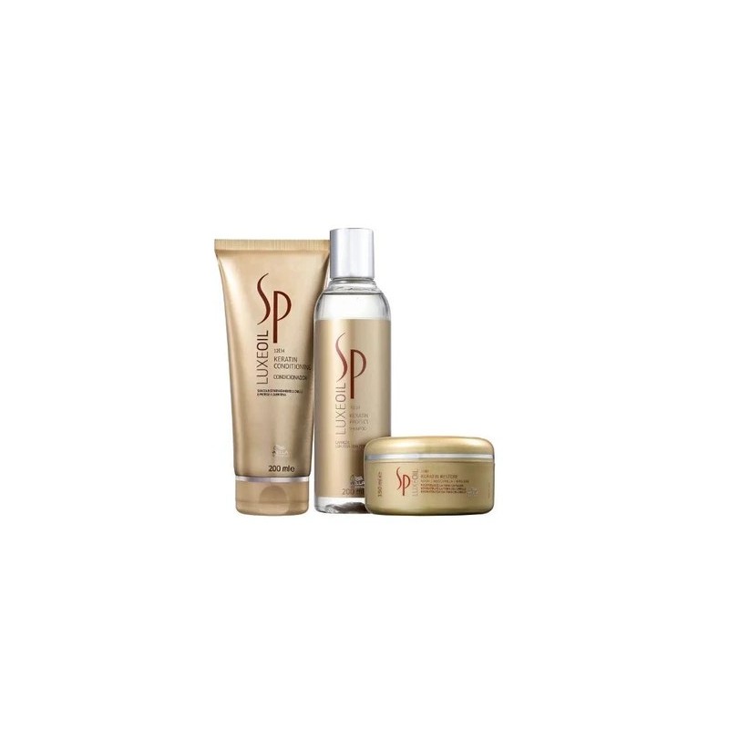 SP Luxe Oil Keratin Restore 3 Products - System Professional Beautecombeleza.com