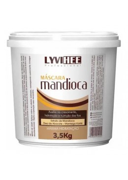 Manioc Cassava Super Moisturizing Hydration Hair Growth Mask 3.5Kg - Lyvihee Beautecombeleza.com