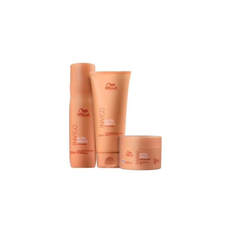 Invigo Nutri-Enrich Trio (3 Produtos) - Wella Beautecombeleza.com Invigo Nutri-Enrich Trio (3 Produtos) - Wella Beautecombeleza.com