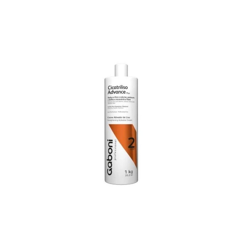 Cicatriliso Advance Plus Creme Ativador - Escova Progressiva 1L - Gaboni Beautecombeleza.com