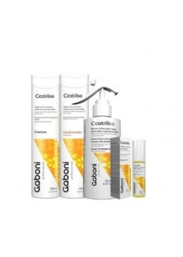 Cicatriliso Pós Progressiva  Kit 4 Produtos - Gaboni Beautecombeleza.com