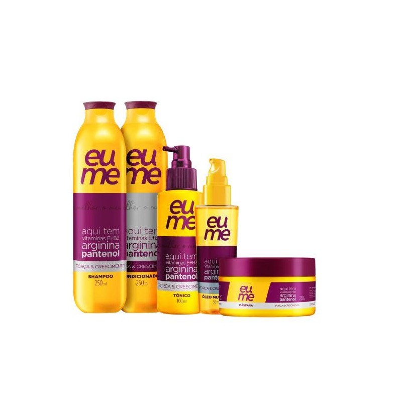 Strength & Growth Panthenol Arginine Vitamin B3 Treatment Kit 5 Prod. - Eume Beautecombeleza.com Strength & Growth Panthenol Arginine Vitamin B3 Treatment Kit 5 Prod. - Eume Beautecombeleza.com