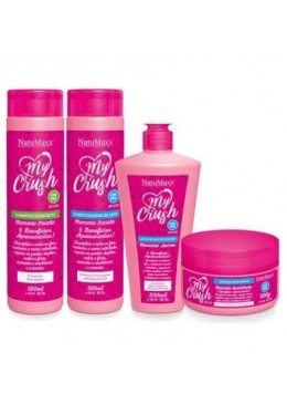 Combo Disciplinante My Crush Tratamento Kit 4x300 - Natumaxx Beautecombeleza.com