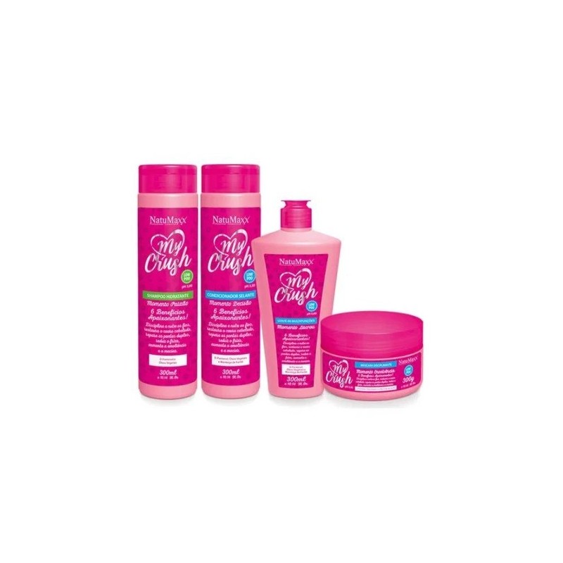 Combo Disciplinante My Crush Tratamento Kit 4x300 - Natumaxx Beautecombeleza.com