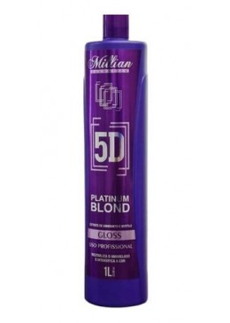 Lissage Brésilien Platinum Blond 5D 1L - Millian Beautecombeleza.com