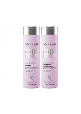 Oil Premium Shampooing et Conditioner Kit 2x250 - Korban Beautecombeleza.com