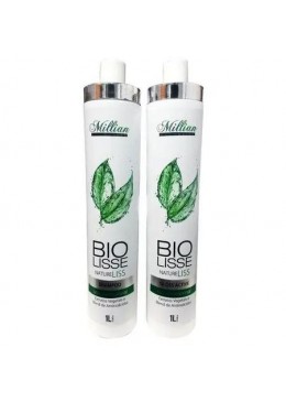 Bio Lisse Nature Liss Olive Wheat Oils Straightening Treatment 2x1L - Millian Beautecombeleza.com