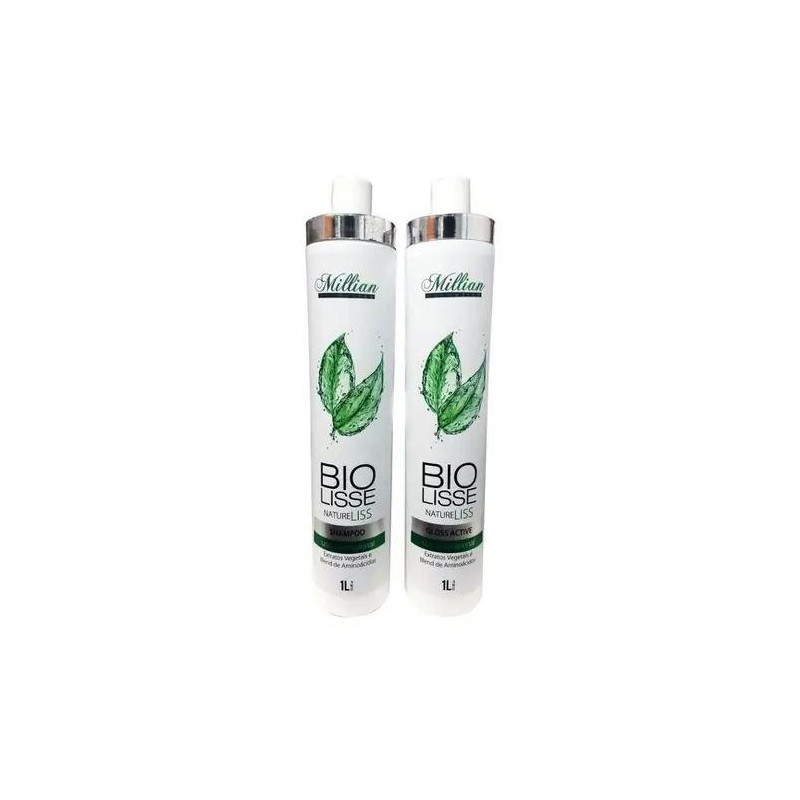 Escova Progressiva Bio Liss Nature Liss 2x1L - Millian Beautecombeleza.com