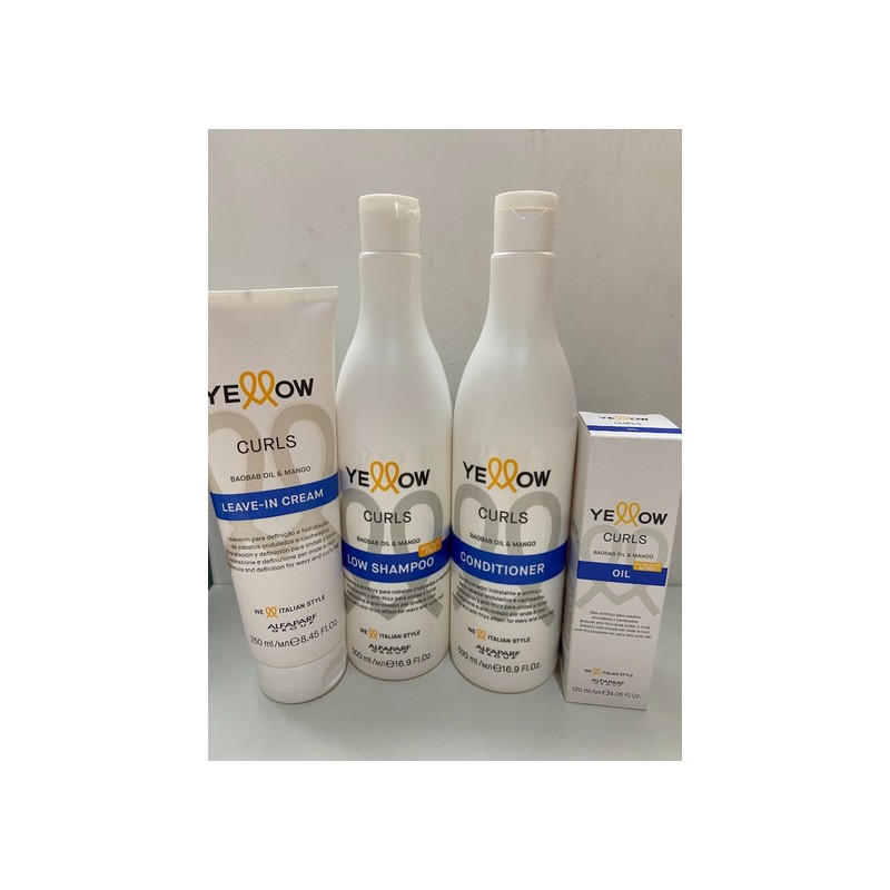 Curly Therapy Nano Complex Aloetrix Moisturizing Treatment Kit 4 Products - Yellow Beautecombeleza.com