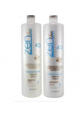 Lisoplastia Tinting Coconut Mirra Brazilian Blowout Progressive 2x1L - Zen Hair Beautecombeleza.com