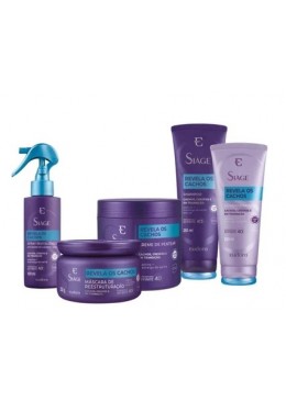 Siàge Transition Wavy Curly Hair Reveals Curls 4D Treatment Kit 5 Itens - Eudora Beautecombeleza.com