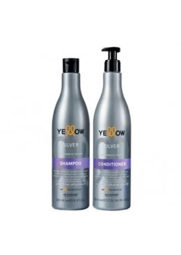 Silver Açai Rose of Jericho Color Restore Protect Treatment Kit 2x500ml - Yellow Beautecombeleza.com