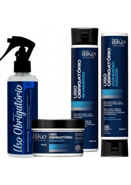 Uso Obrigatório Reconstrutor Kit 4 Prod. - iLike Professional Beautecombeleza.com