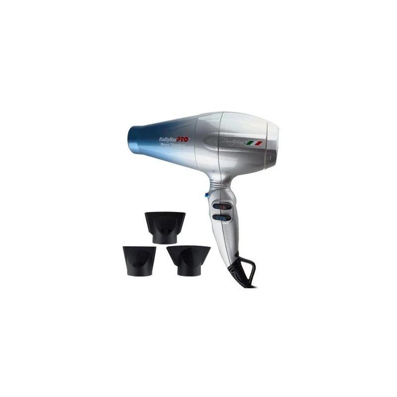 Miracurl Pro Nano Titanium Portofino 6600 Fade Hair Dryer 220V 2000W - Babyliss Beautecombeleza.com