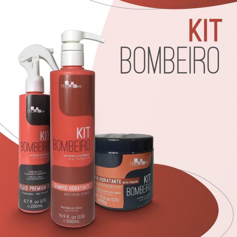 Kit Bombeiro - Hanna Lee Beautecombeleza.com Kit Bombeiro - Hanna Lee Beautecombeleza.com
