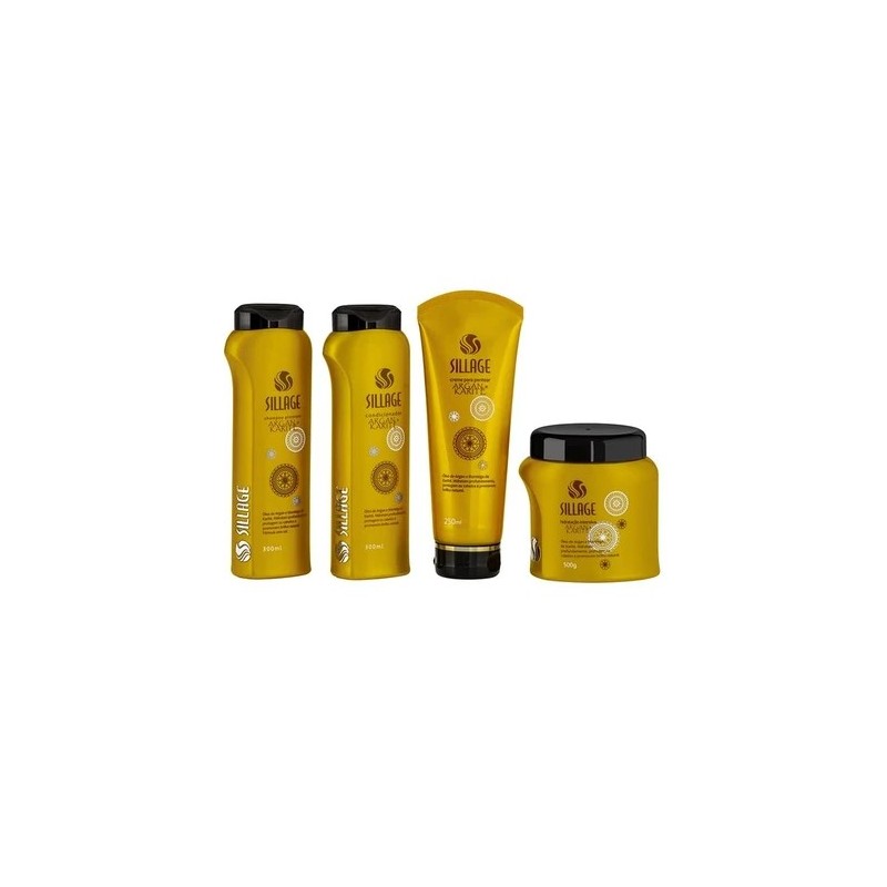 Argan Karité Hydratant Maintenance  Kit 4 Products - Sillage Beautecombeleza.com