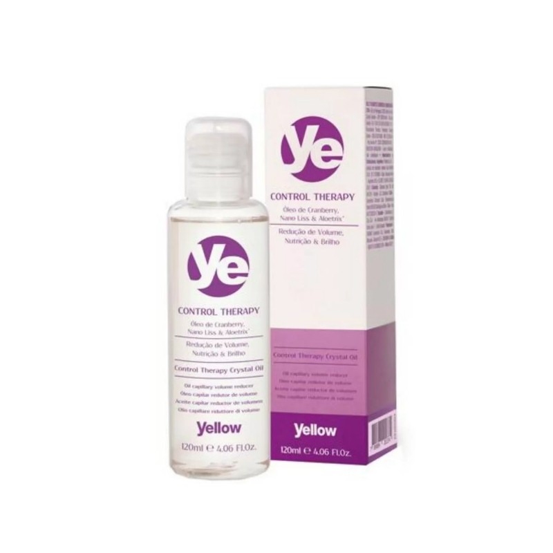 Óleo Control Therapy Crystal Oil 120ml - Yellow Beautecombeleza.com Óleo Control Therapy Crystal Oil 120ml - Yellow Beautecombeleza.com
