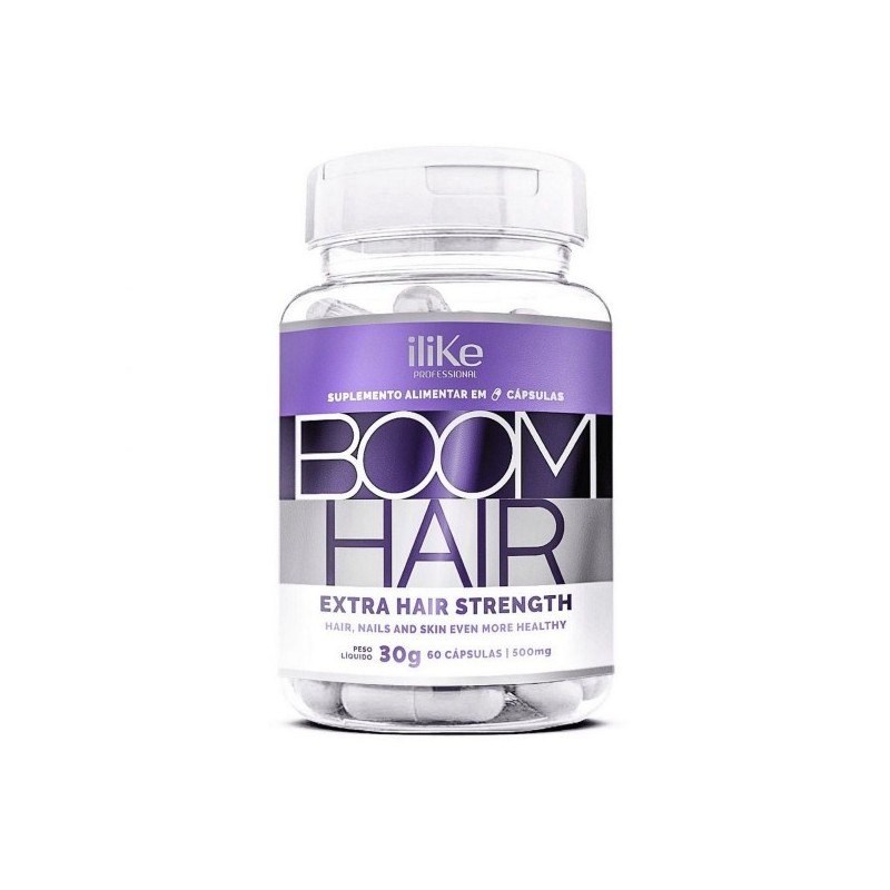 Hair Boom Growth Strengthening Supplement Treatment 500mgX60Caps. - iLike Beautecombeleza.com Hair Boom Growth Strengthening Supplement Treatment 500mgX60Caps. - iLike Beautecombeleza.com