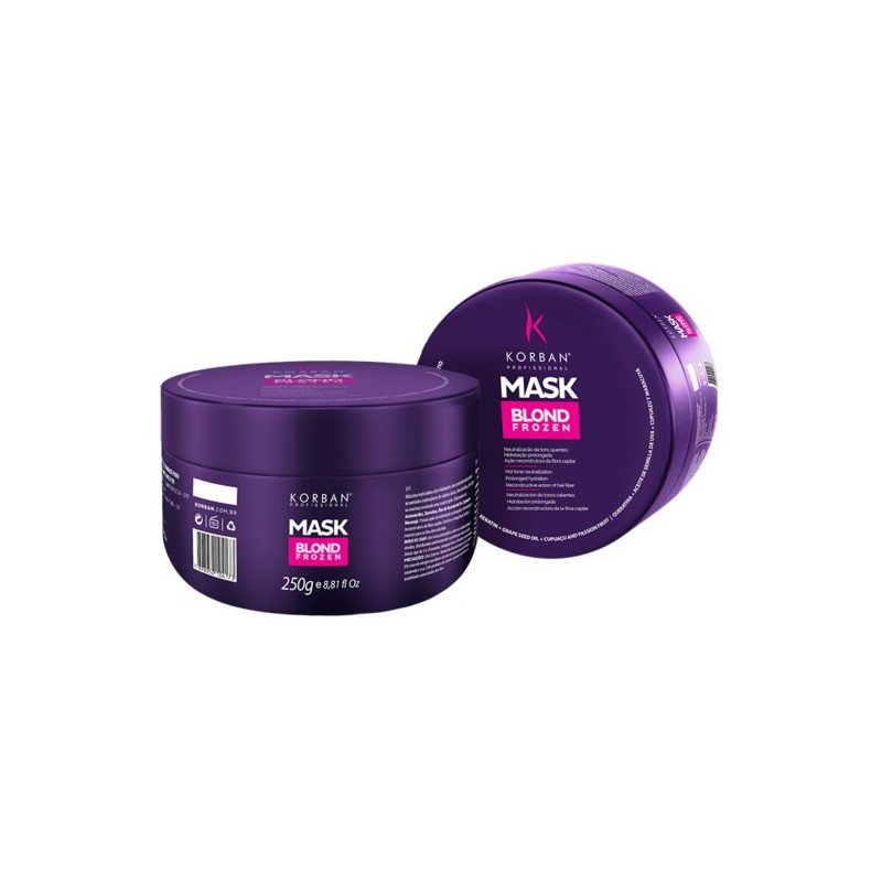 Mask Blond Frozen 250g - Korban Beautecombeleza.com Mask Blond Frozen 250g - Korban Beautecombeleza.com