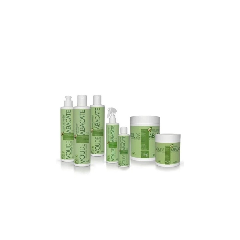 Vou de Abacate Avocado Vegan Strengthening Treatment Kit 7 Products - Griffus Beautecombeleza.com