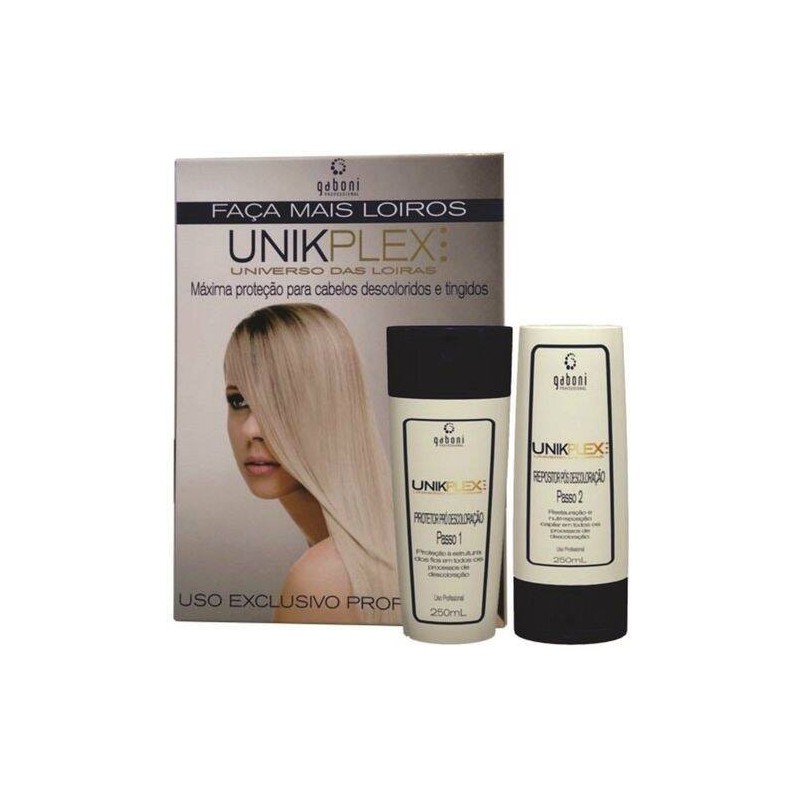 UnikPlex Protetor e Repositor Kit 2x250ml - Gaboni Beautecombeleza.com