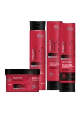 Resgate Reconstrução Intensa  Kit 4 Prod. - iLike Beautecombeleza.com