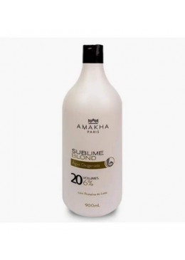 Água oxigenada 20 vol. Sublime Blond 900ml - Amakha Beautecombeleza.com