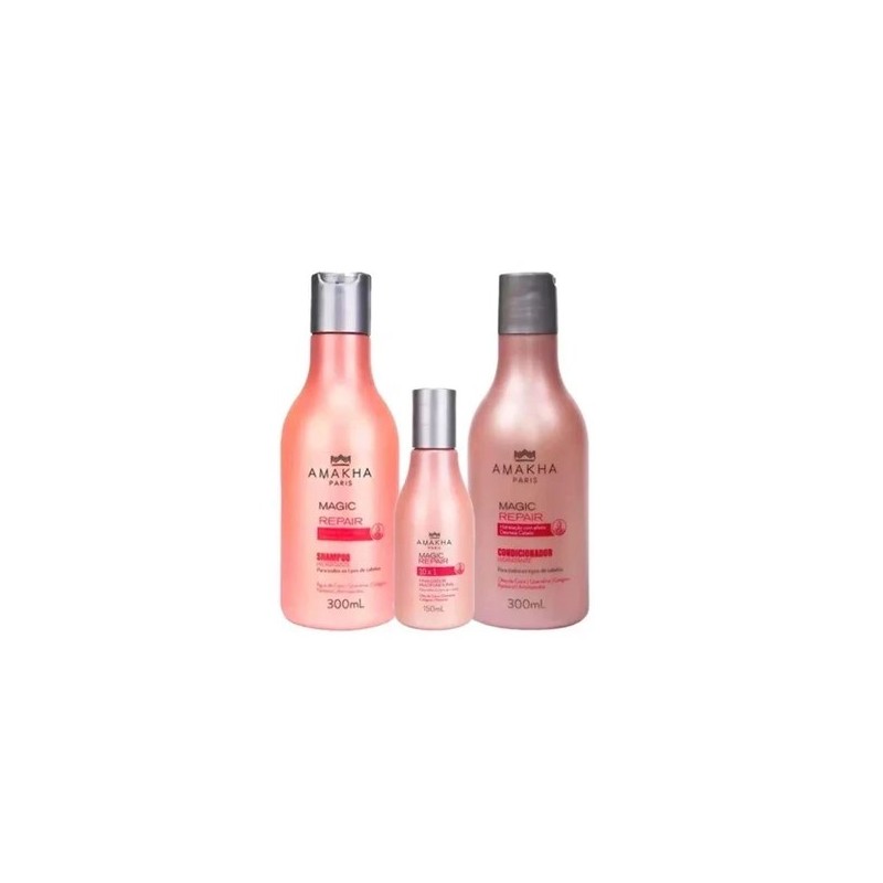 Magic Repair Maintenance Keratin Collagen Panthenol Coconut Kit 3 Prod. - Amakha Beautecombeleza.com Magic Repair Maintenance Keratin Collagen Panthenol Coconut Kit 3 Prod. - Amakha Beautecombeleza.com