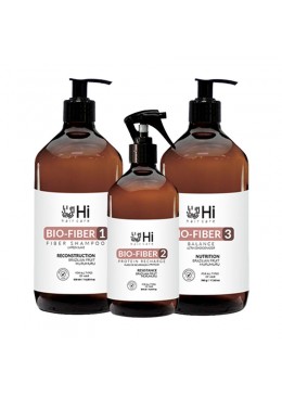 Hi Hair Care Bio Fiber Kit (3 Produtos) - Hi Haircare Beautecombeleza.com
