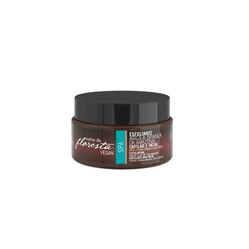 Esfoliante Argila Branca da Amazônia - Nativa da Floresta SPA 220ml - Ecosmetics Beautecombeleza.com Esfoliante Argila Branca da Amazônia - Nativa da Floresta SPA 220ml - Ecosmetics Beautecombeleza.com