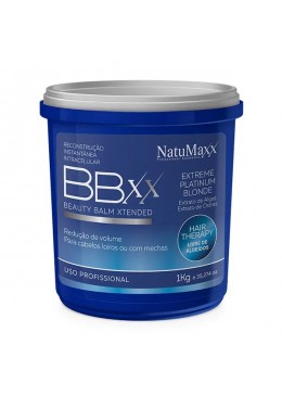 Reconstruction Beauty Balm Xtended Extreme Platinum Blonde BBXX 1Kg - Natumaxx Beautecombeleza.com