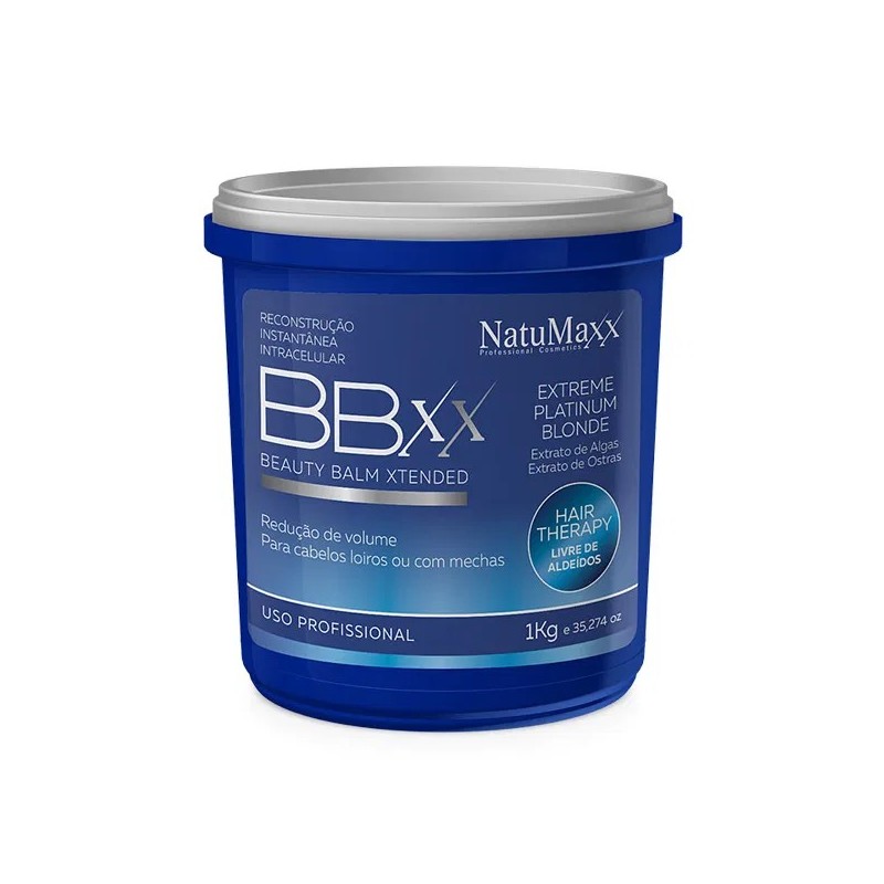 BBXX Beauty Balm Xtended Platinum Blonde 1Kg - Natumaxx Beautecombeleza.com