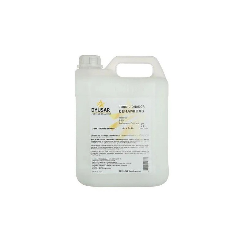 Condicionador Lavatório Ceramidas 5L - Dyusar Beautecombeleza.com Condicionador Lavatório Ceramidas 5L - Dyusar Beautecombeleza.com