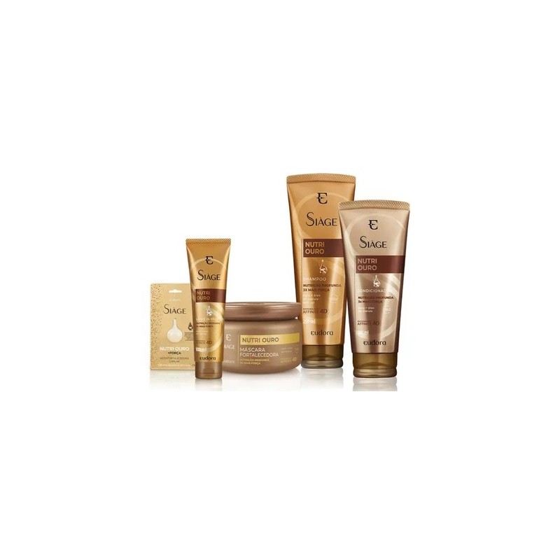Siàge Nutri D'or Completo 5 Itens - Eudora Beautecombeleza.com Siàge Nutri D'or Completo 5 Itens - Eudora Beautecombeleza.com