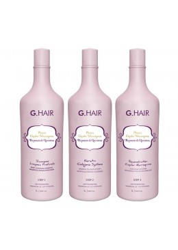 Inoar Formula G Hair Plastica Capilar Moroccan Hair 3 X 1000ml