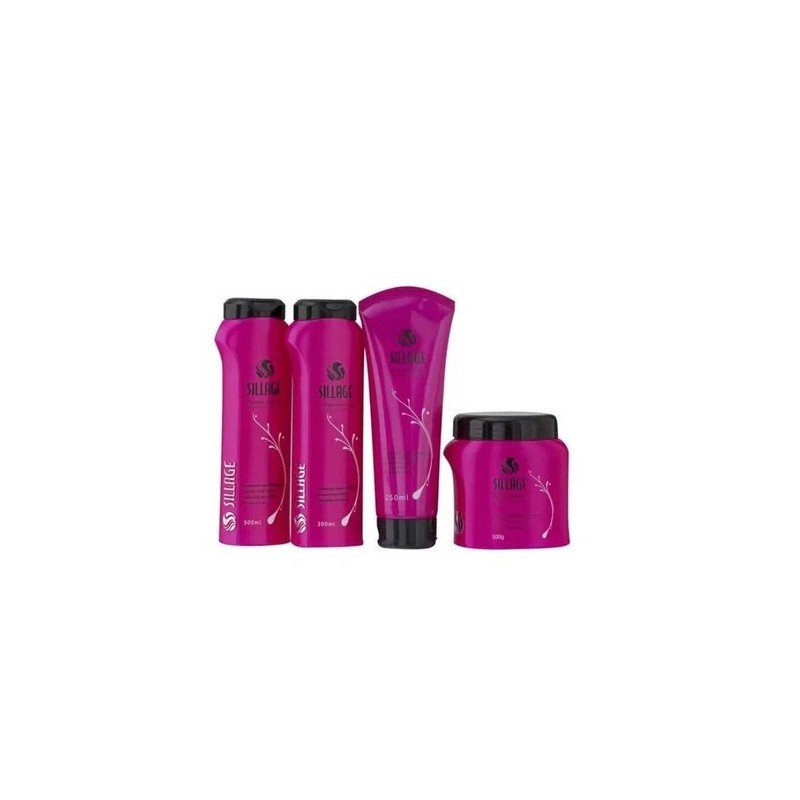 Intensiva Revitalizante Lissage Brésilien Kit 4 Products - Sillage Beautecombeleza.com