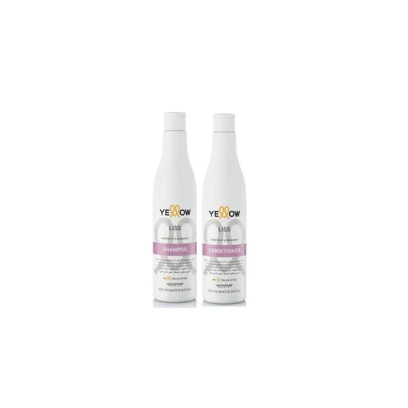 Liss Amaranth Oil Vitamin E High-Tech Keratin Treatment Kit 2x500ml - Yellow Beautecombeleza.com