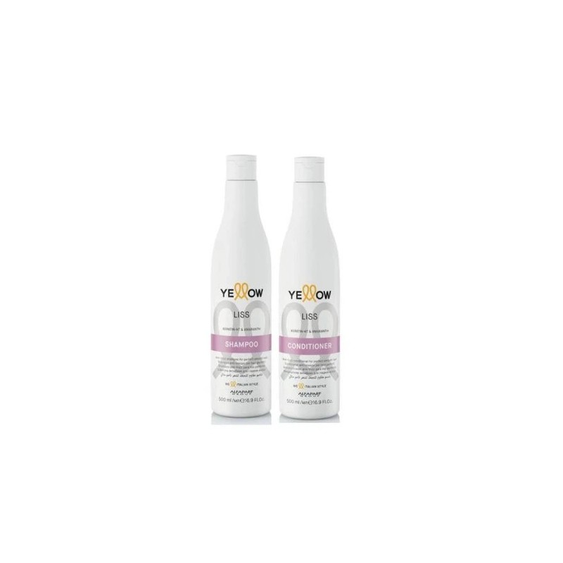 Liss Shampoo e Condicionador Alfaparf  Kit 2x500ml - Yellow Beautecombeleza.com