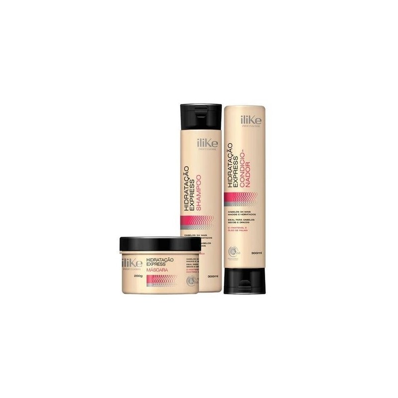 Hydration Express Moisturizing Shine Nutrition Treatment Kit 3 Products - iLike Beautecombeleza.com