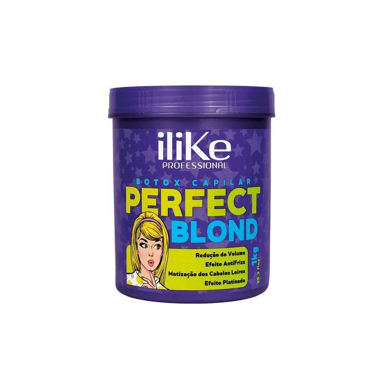 Perfect Blond Volume Reduction Anti Frizz Tinting Platinum Botox 1Kg - iLike Beautecombeleza.com