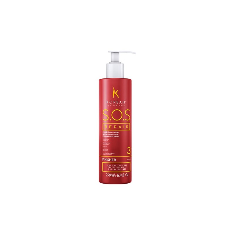 Leave-In S.O.S Repair Finisher 250ml - Korban Beautecombeleza.com Leave-In S.O.S Repair Finisher 250ml - Korban Beautecombeleza.com