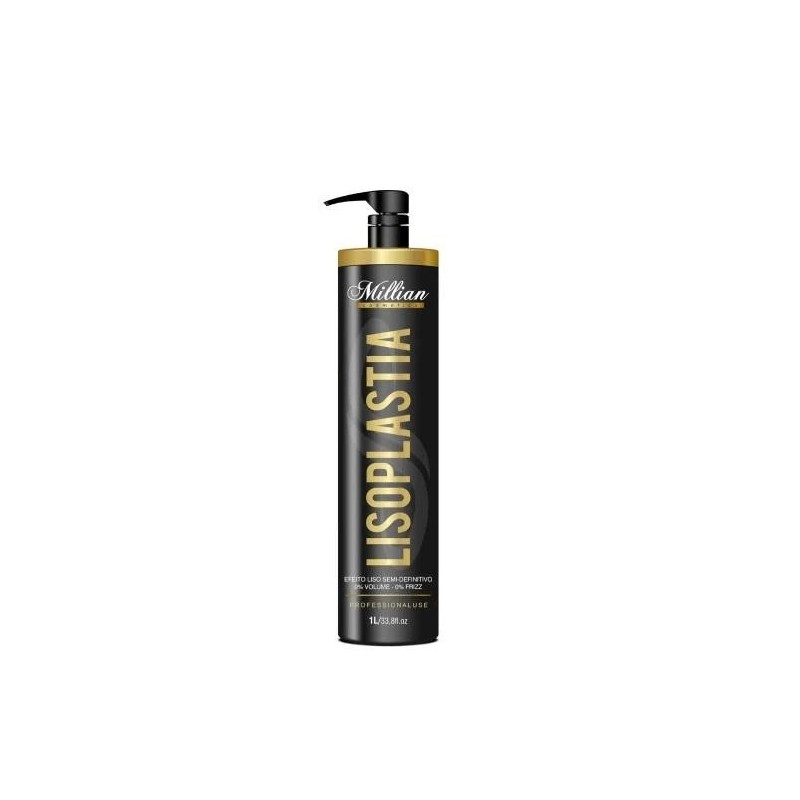 Lisoplasty Semi Definitive Smooth Effect Anti Frizz Brazilian Blowout 1L - Millian Beautecombeleza.com