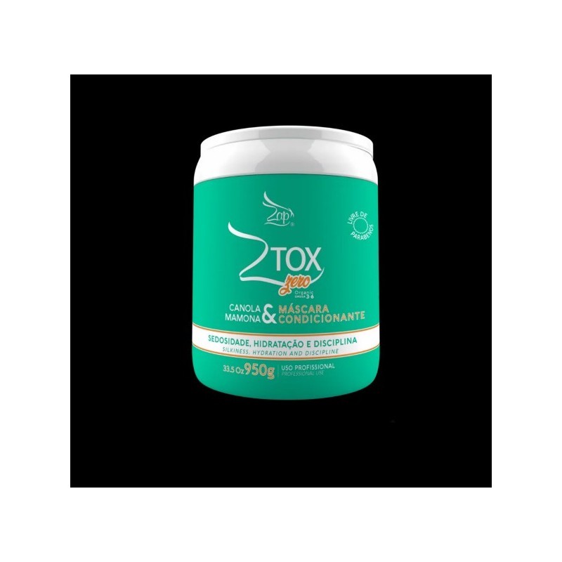Ztox Zero Organic Camomila e Mamona Mascara 950g - Zap Cosmetics Beautecombeleza.com