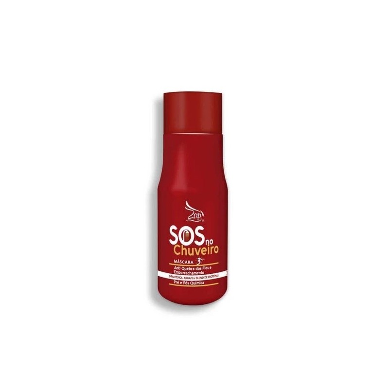 Mascara Anti Quebra e Emborrachamento SOS no Chuveiro 300ml - Zap Cosmetics Beautecombeleza.com Mascara Anti Quebra e Emborrachamento SOS no Chuveiro 300ml - Zap Cosmetics Beautecombeleza.com