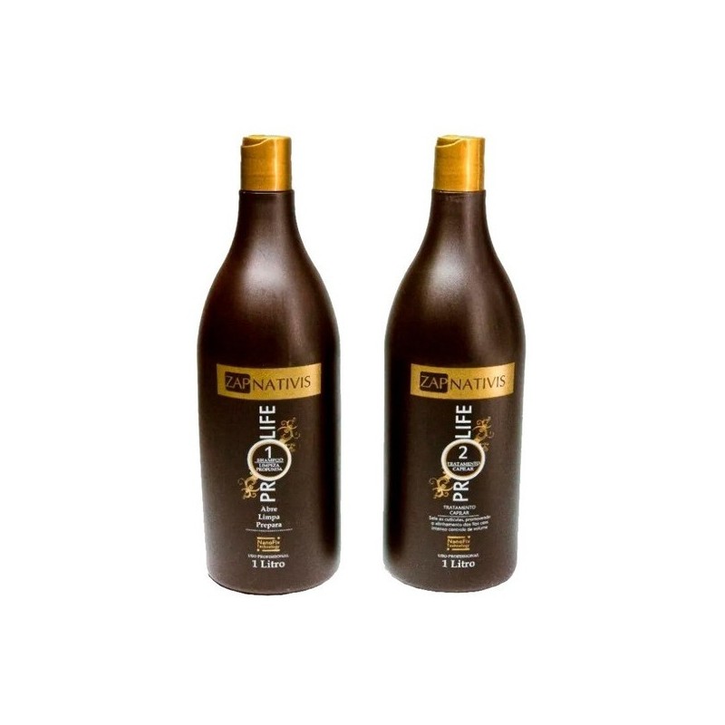 Zap Prolife Nanofix Escova Progressiva - 2x1000ml Beautecombeleza.com