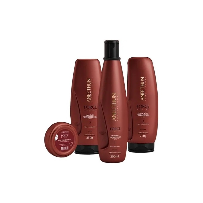 Kit Aneethun Force System Strength E Growth Capillary - Aneethun Beautecombeleza.com