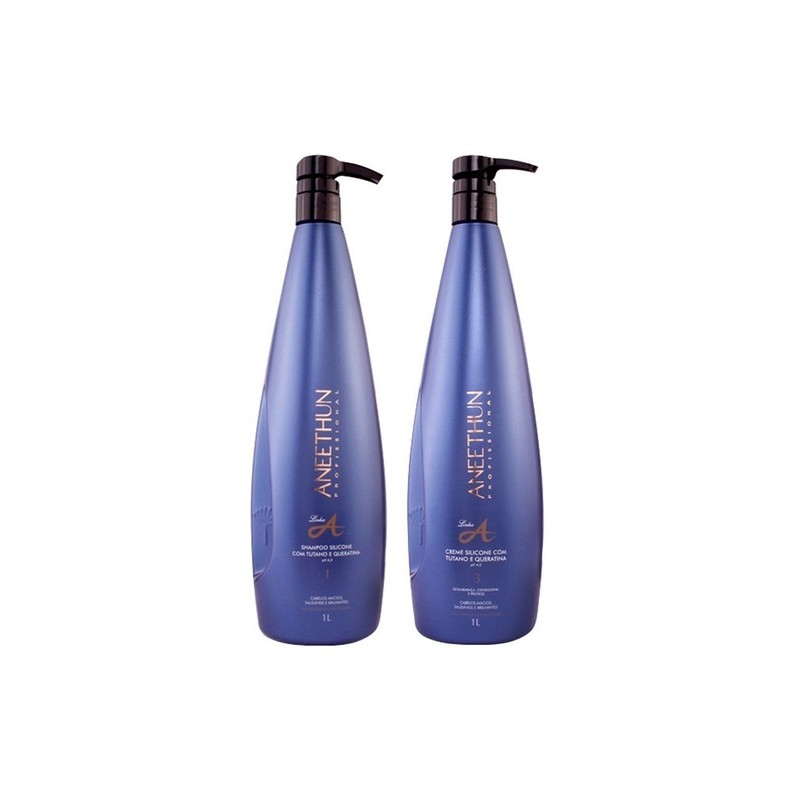 A Linha Shampoo e Creme Silicone Kit 2x1l - Aneethun Beautecombeleza.com A Linha Shampoo e Creme Silicone Kit 2x1l - Aneethun Beautecombeleza.com
